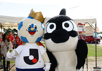 Ｊリーグキングとグランパスくん。マスコット界の重鎮からは学ぶことも多かった!?【明治安田Ｊ１ 1st 第13節 名古屋vs鹿島】