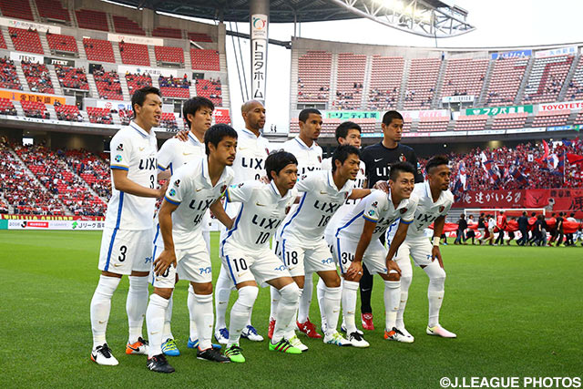 鹿島のスターティングイレブン【明治安田Ｊ１ 1st 第13節 名古屋vs鹿島】