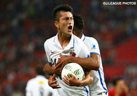 起死回生の同点ゴールを決めた鈴木 優磨（鹿島）【明治安田Ｊ１ 1st 第13節 名古屋vs鹿島】