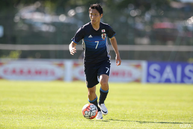 67分まで出場した原川（川崎Ｆ）は積極的に攻守に絡んだ【トゥーロン国際大会 vsU-21パラグアイ代表】