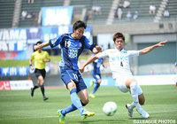 この試合最多タイの3本のシュートを放った西川 優大（富山）【明治安田Ｊ３ 第10節 富山vs栃木】