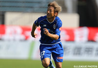 80分から投入された大黒 将志（山形）【明治安田Ｊ２ 第14節 山形vs金沢】