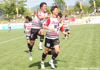 今季初ゴールを含む2ゴールで今季初勝利に貢献した谷村 憲一（盛岡）【明治安田Ｊ３ 第10節 盛岡vsYS横浜】