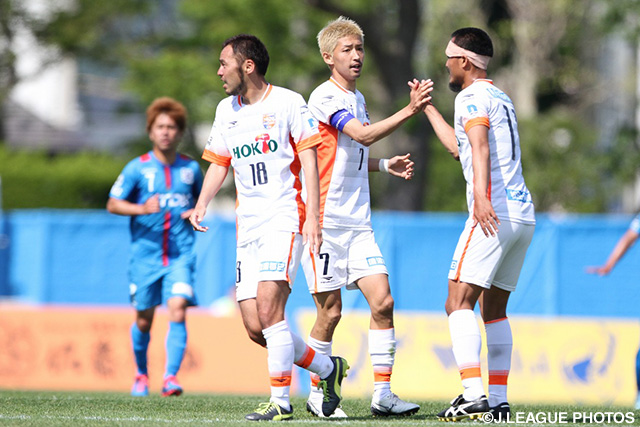 同点PKを決めた佐藤 悠希（長野）【明治安田Ｊ３ 第10節 秋田vs長野】