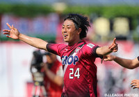 貴重な逆転ゴール決め、勝利の立役者となった赤嶺 真吾（岡山）【明治安田Ｊ２ 第14節 岡山vs愛媛】