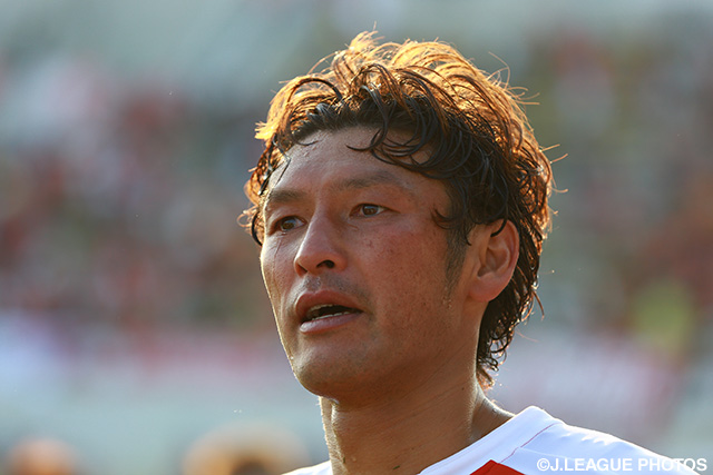 先発フル出場の巻 誠一郎（熊本）は試合後に思わず涙を流した【明治安田Ｊ２ 第14節 熊本vs水戸】