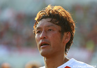 先発フル出場の巻 誠一郎（熊本）は試合後に思わず涙を流した【明治安田Ｊ２ 第14節 熊本vs水戸】