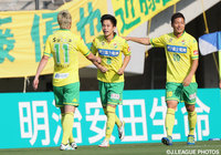 先制からわずか5分後に追加点を決めた井出 遥也（千葉）【明治安田Ｊ２ 第14節 千葉vs岐阜】