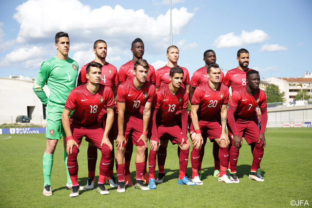 U-20ポルトガル代表のスターティングメンバー【トゥーロン国際大会 vsU-20ポルトガル代表】