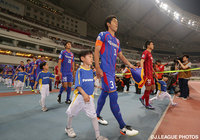 クラブ史上初のベスト8進出をかけて試合に臨むFC東京の選手達【ＡＣＬ ラウンド16 第2戦 上海上港vsFC東京】