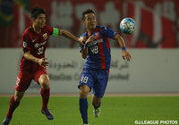 厳しいマークを受けた第1戦のヒーロー・水沼 宏太（FC東京）【ＡＣＬ ラウンド16 第2戦 上海上港vsFC東京】