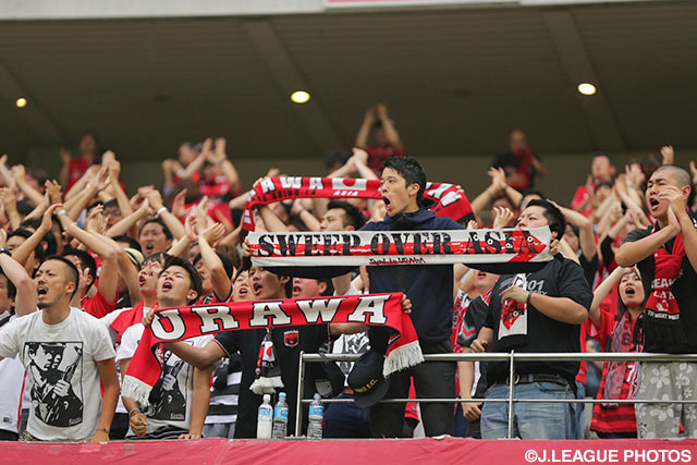 アウェイの地で選手と共に戦う浦和のファン・サポーター【ＡＣＬ ラウンド16 第2戦 FCソウルvs浦和】