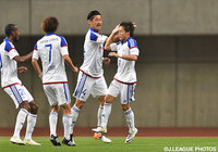 ゴール前の混戦から粘り強く同点ゴールを決めた仲川 輝人（横浜FM19）【ＹＮＣ GS 第6節 新潟vs横浜FM】