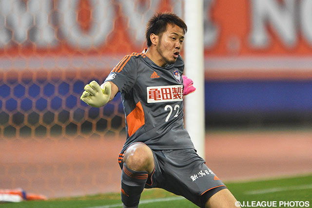 好セーブで追加点を許さなかった川浪 吾郎（新潟）【ＹＮＣ GS 第6節 新潟vs横浜FM】