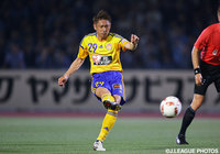 3本のシュートを果敢に放ち、ゴールを狙った水野 晃樹（仙台）【ＹＮＣ GS 第6節 川崎Ｆvs仙台】