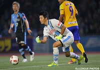 ファインセーブで最少失点に抑え切った安藤 駿介（川崎Ｆ）【ＹＮＣ GS 第6節 川崎Ｆvs仙台】