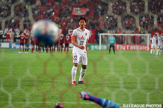 PK戦のファーストキッカーを務めた阿部 勇樹（浦和）【ＡＣＬ ラウンド16 第2戦 FCソウルvs浦和】