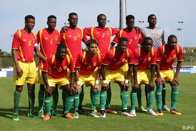 U-23ギニア代表のスターティングイレブン【トゥーロン国際大会 vsU-23ギニア代表】