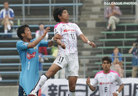 劇的な同点ゴールを演出した三島 康平（水戸）【明治安田Ｊ２ 第15節 讃岐vs水戸】