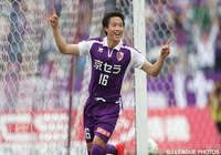 2試合連続得点となる決勝点を決めたイ ヨンジェ（京都）【明治安田Ｊ２ 第15節 京都vs横浜FC】