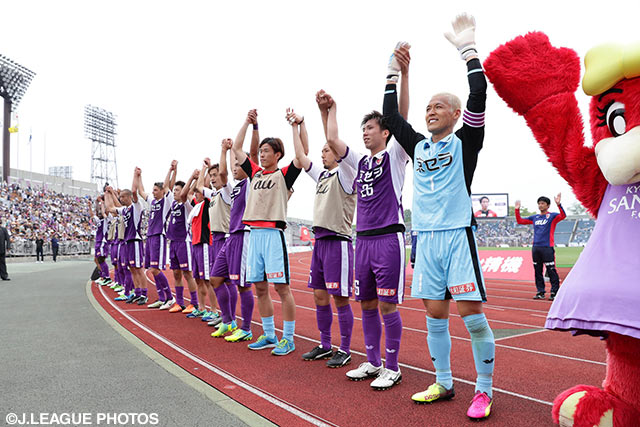 1点リードを守り切って今季初の3連勝を飾った京都【明治安田Ｊ２ 第15節 京都vs横浜FC】