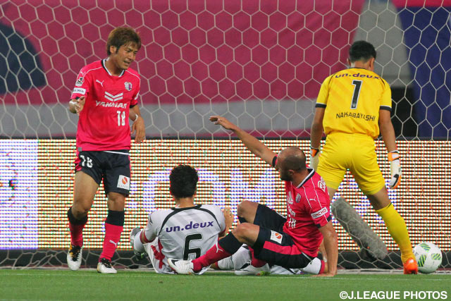 今季初先発で同点ゴールを決め、起用に応えた清原 翔平（Ｃ大阪 #18）【明治安田Ｊ２ 第15節 Ｃ大阪vs岡山】