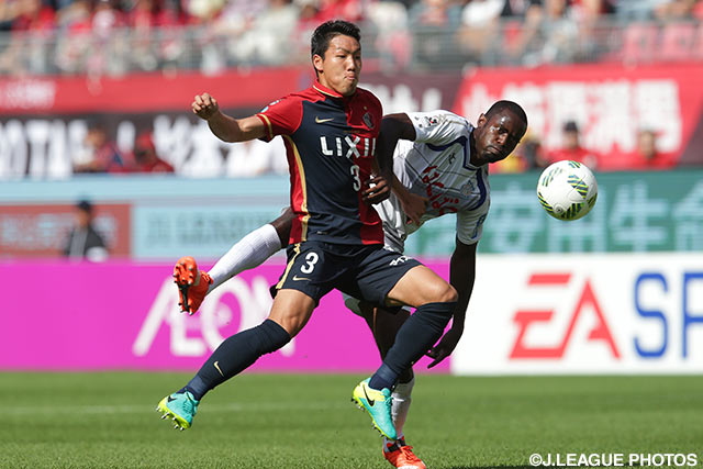 チュカ（甲府）を封じ込めた昌子 源（鹿島）【明治安田Ｊ１ 1st 第14節 鹿島vs甲府】