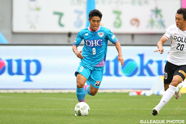 鋭いドリブルでチャンスを演出した白 星東（鳥栖）【明治安田Ｊ１ 1st 第14節 鳥栖vs浦和】