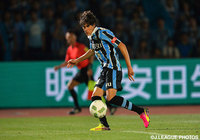 右サイドからのクロスでオウンゴールを誘発したエウシーニョ（川崎Ｆ）【明治安田Ｊ１ 1st 第14節 川崎Ｆvs磐田】