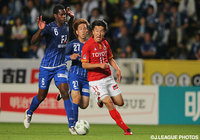 70分にピッチへ送り出された永井 謙佑（名古屋）【明治安田Ｊ１ 1st 第7節 福岡vs名古屋】