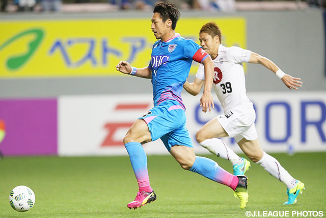 試合終盤に決定機を迎えた豊田 陽平（鳥栖）【明治安田Ｊ１ 1st 第7節 鳥栖vs神戸】