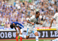 絶妙なシュートで先制点を挙げたエドゥアルド ネット（川崎Ｆ）【明治安田Ｊ１ 1st 第15節 横浜FMvs川崎Ｆ】