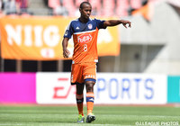 中盤のタクトを揮ったレオ シルバ（新潟）【明治安田Ｊ１ 1st 第15節 新潟vs大宮】