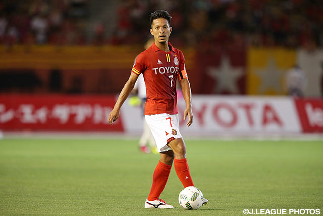 シュート6本を放ち、気を吐いた田口 泰士（名古屋）【明治安田Ｊ１ 1st 第15節 名古屋vs鳥栖】