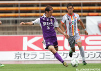 今季初先発で初得点を挙げ、快勝に貢献した岩沼 俊介（京都）【明治安田Ｊ２ 第18節 京都vs山口】