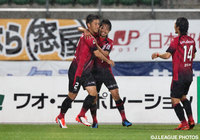 CKを頭で合わせ、追加点を奪った澤口 雅彦（岡山）【明治安田Ｊ２ 第18節 岡山vs松本】