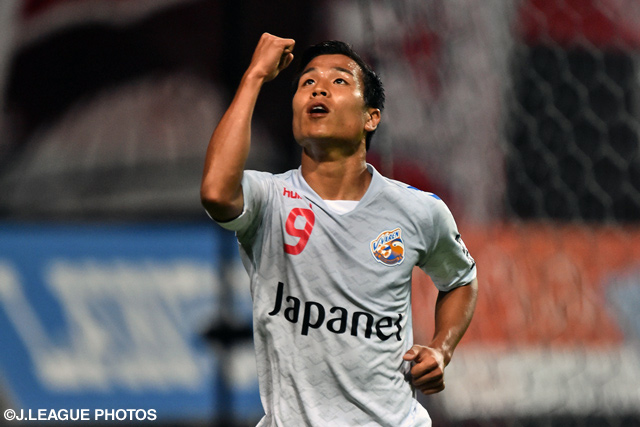 3試合連続ゴールをあげた永井 龍（長崎）【明治安田Ｊ２ 第18節 札幌vs長崎】