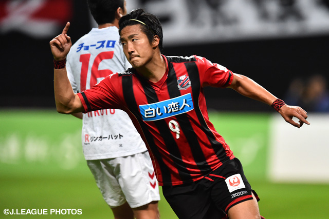 都倉 賢の2試合連続弾で同点に追いついた札幌【明治安田Ｊ２ 第18節 札幌vs長崎】