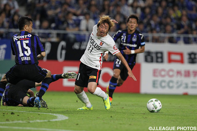 今季初先発となった石原 直樹（浦和）【明治安田Ｊ１ 1st 第10節 Ｇ大阪vs浦和】