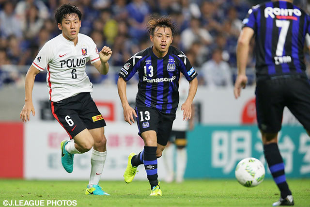 5試合ぶりに先発出場し、中盤を支えた阿部 浩之（Ｇ大阪）【明治安田Ｊ１ 1st 第10節 Ｇ大阪vs浦和】