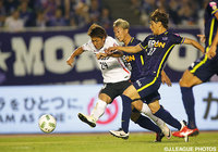 今季初得点となる同点弾を決め、反撃の狼煙を上げた関根 貴大（浦和）【明治安田Ｊ１ 1st 第16節 広島vs浦和】