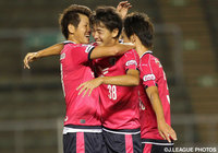 第4節以来のゴールを決め、リードを広げた西本 雅崇（Ｃ大23） 【明治安田Ｊ３ 第13節 Ｃ大23vsＦ東23】