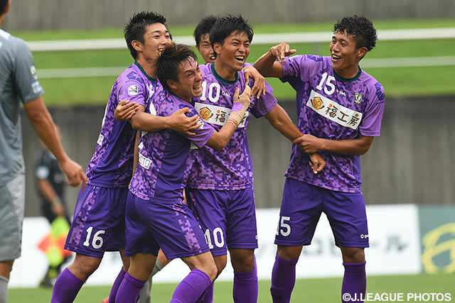 土壇場で値千金の決勝点を決めた大迫 希（藤枝 #10）【明治安田Ｊ３ 第13節 藤枝vs秋田】