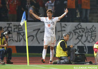 華麗な中央突破から先制点を奪った内田 健太（愛媛）【明治安田Ｊ２ 第19節 町田vs愛媛】