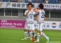 高橋 駿太が3試合ぶり今季6点目を決めて先制した群馬【明治安田Ｊ２ 第19節 長崎vs群馬】