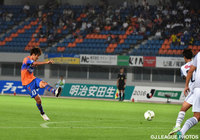 パク ヒョンジンが地を這うようなシュートを決め、逆転した長崎【明治安田Ｊ２ 第19節 長崎vs群馬】