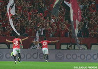 ２点差をひっくり返す決勝ゴールを決めた李 忠成（浦和）【明治安田Ｊ１ 1st 第13節 浦和vsFC東京】