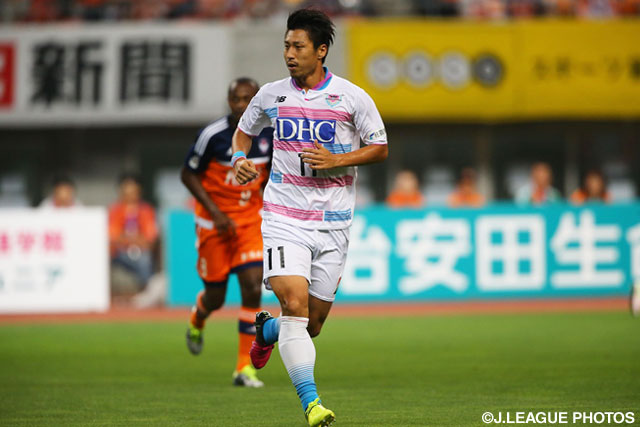 決定的なシュートを放った豊田 陽平（鳥栖）【明治安田Ｊ１ 1st 第17節 新潟vs鳥栖】