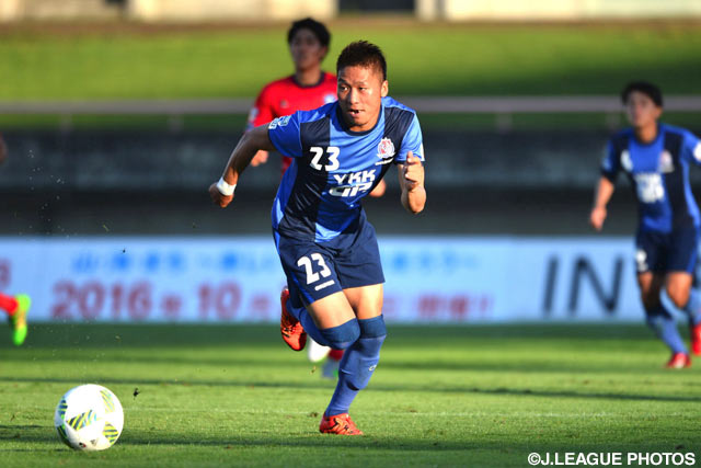 両チーム最多4本のシュートを放った萱沼 優聖（富山）【明治安田Ｊ３ 第14節 富山vsYS横浜】