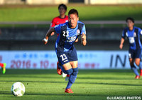 両チーム最多4本のシュートを放った萱沼 優聖（富山）【明治安田Ｊ３ 第14節 富山vsYS横浜】